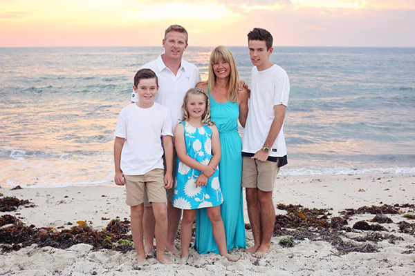Duncan and his family