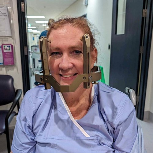 Katherine in hospital