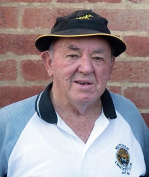 The late Alan Fairbairn in his bowling uniform