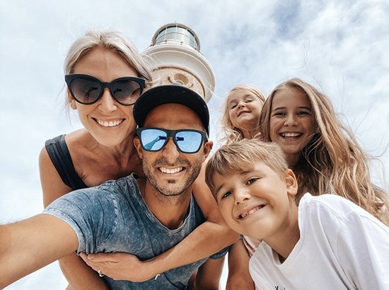 Chloe and her family