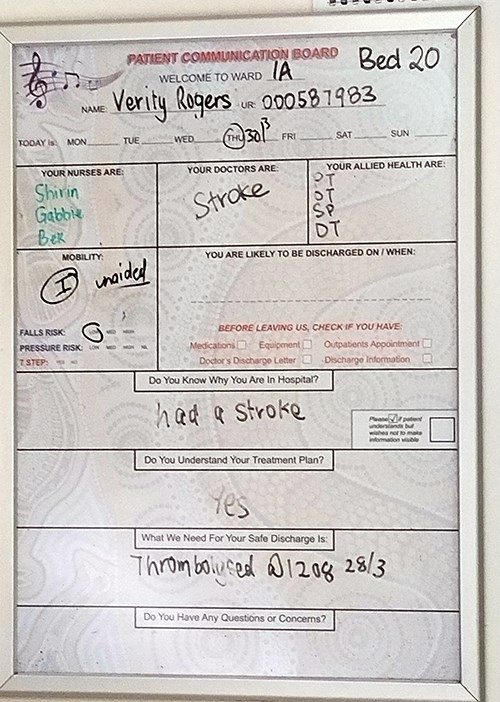 My first stroke anniversary Stroke Foundation Australia