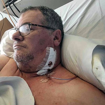 Ben in hospital