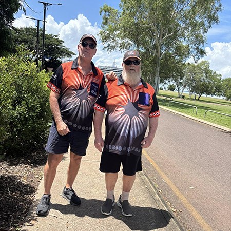 Richo and a mate in the Top End