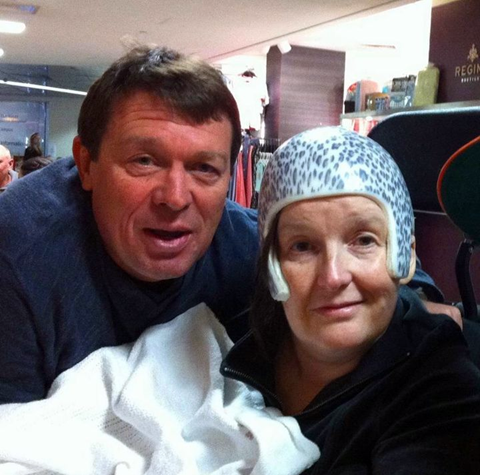 Christine in hospital