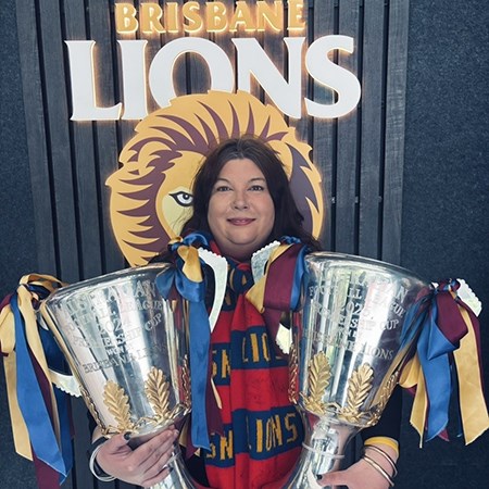 At the AFL finals