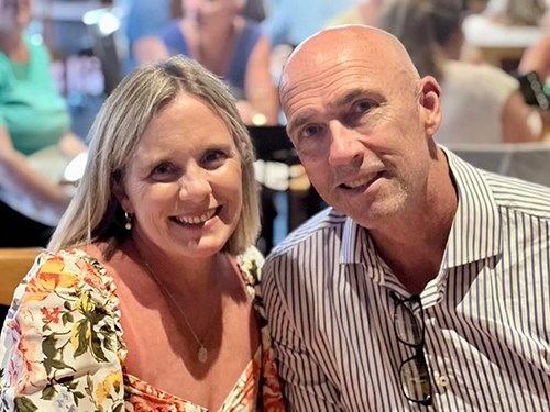 Simon and his wife