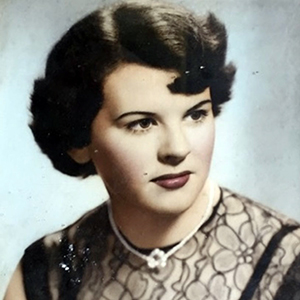 Margie as a young woman