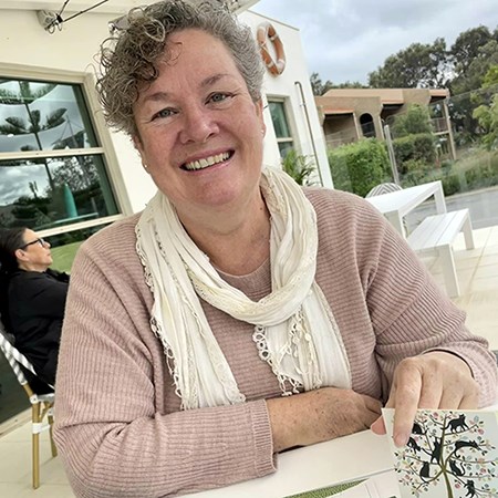 Kerry celebrating her birthday