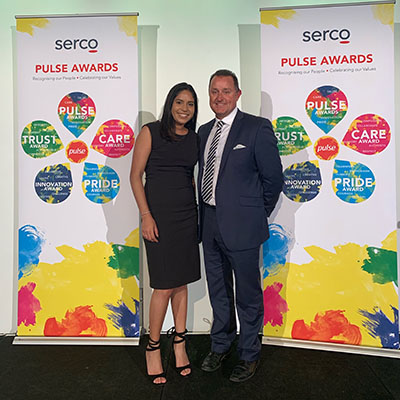 Priya wins an award at her work Serco 