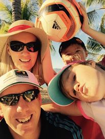 Kelly Lewis and her family