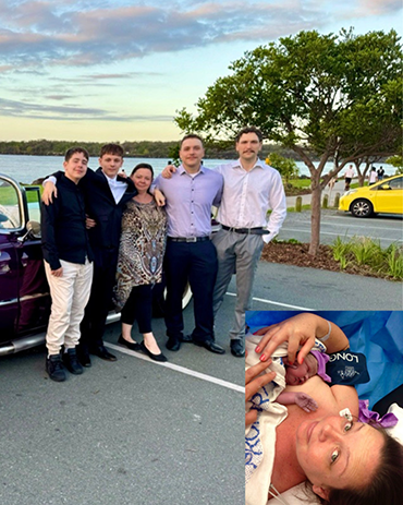 Letisha and her family