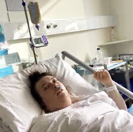 Alicia in hospital