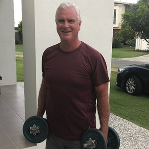 Greg exercising