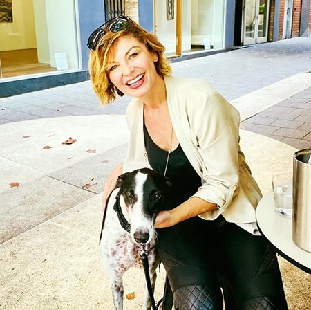 Larissa and her dog