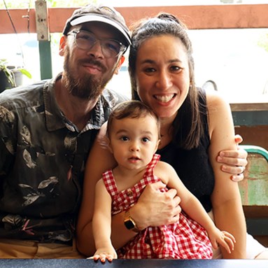 Philip with his family